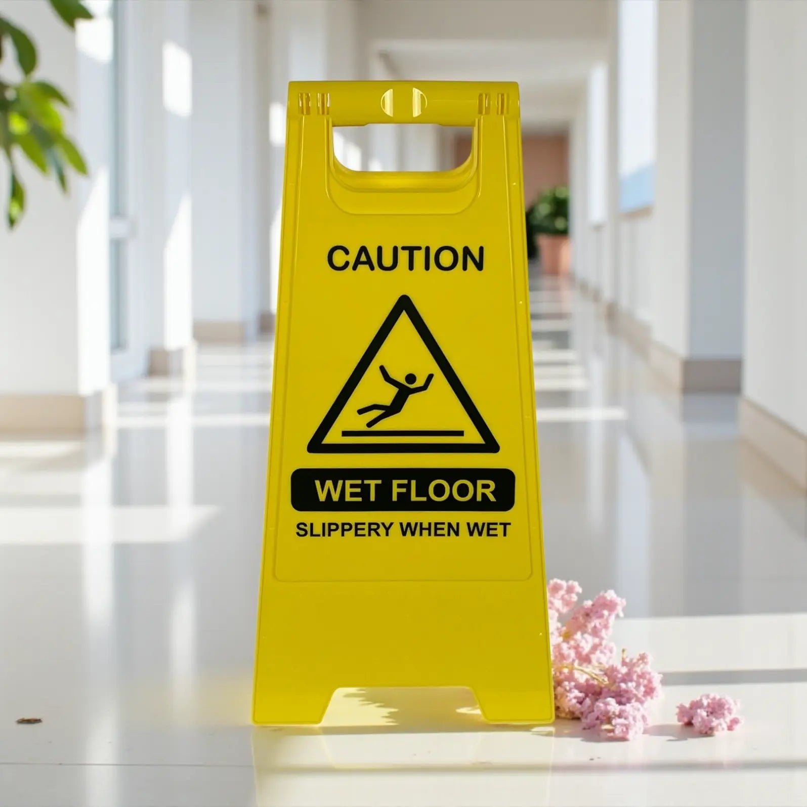 abs plastic wet floor sign