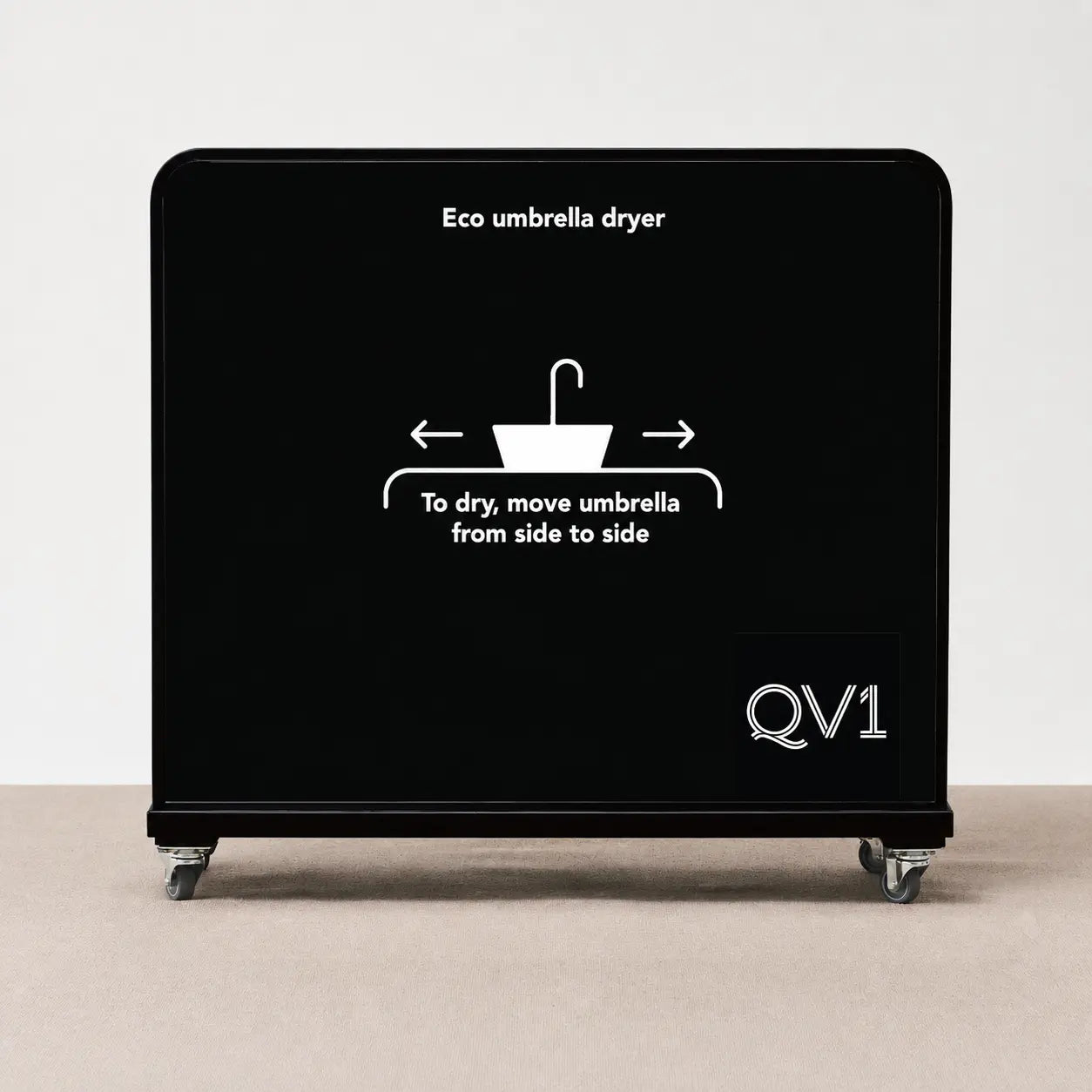 Eco Wet Umbrella Dryer Premium with QV1 custom branding